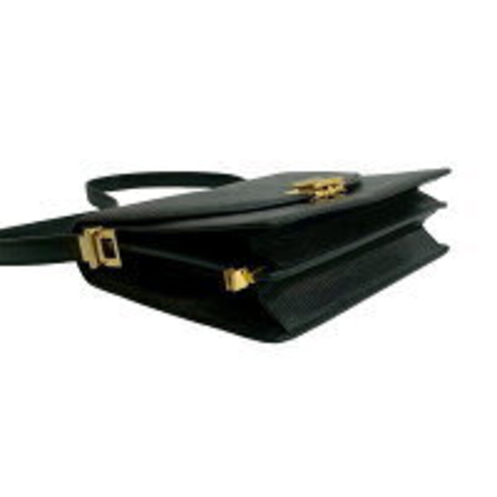 Celine Triomphe logo leather Shoulder Bag 2way black - Picture 7 of 9